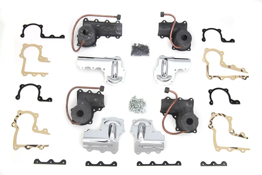 Lower Valve Spring Cup Set Parkerized - V-Twin Mfg. 1