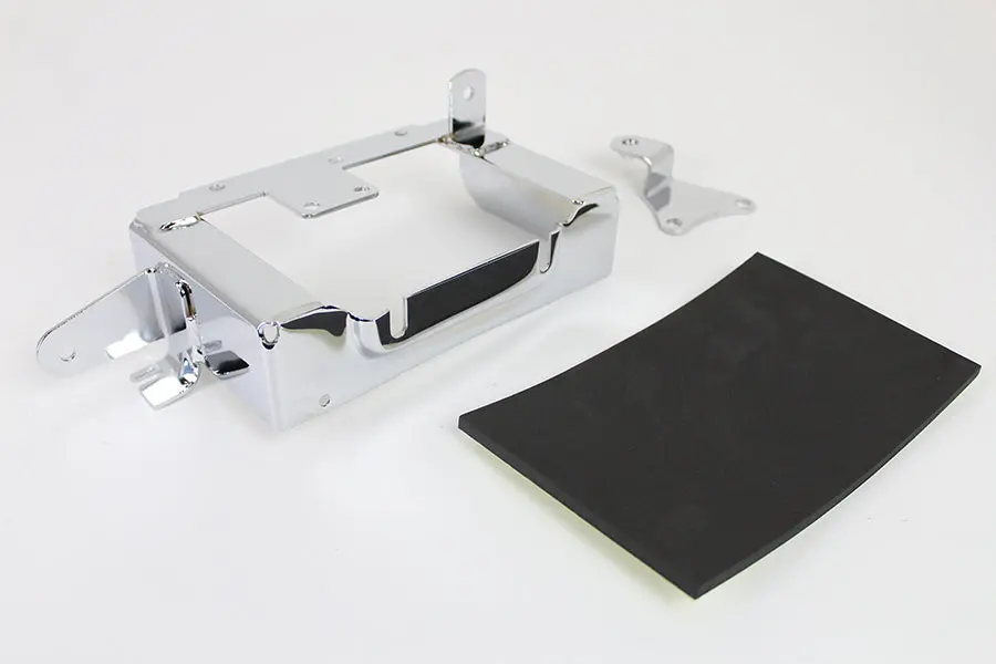 Chrome Battery Carrier - V-Twin Mfg. 1