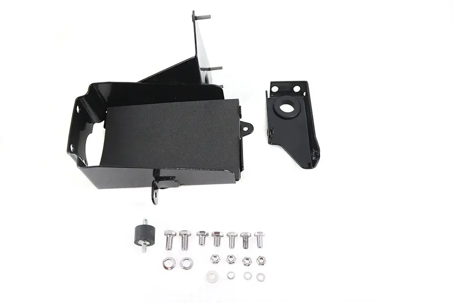 Battery Carrier Kit Black - V-Twin Mfg. 1