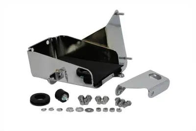 Xlh Battery Carrier Kit Chrome - V-Twin Mfg. 1