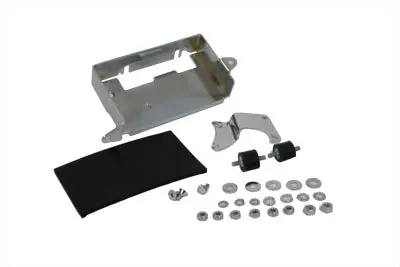 Chrome Battery Carrier Kit - V-Twin Mfg. 1
