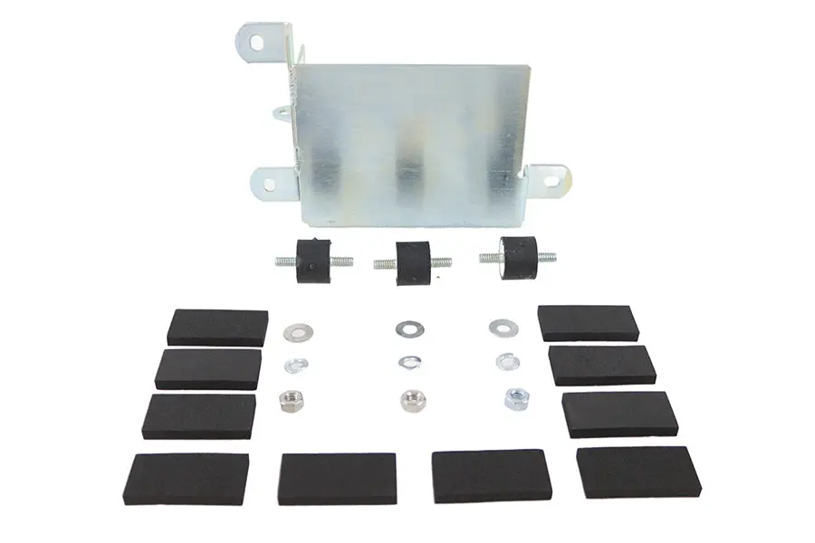 Battery Carrier Kit Zinc - V-Twin Mfg. 1
