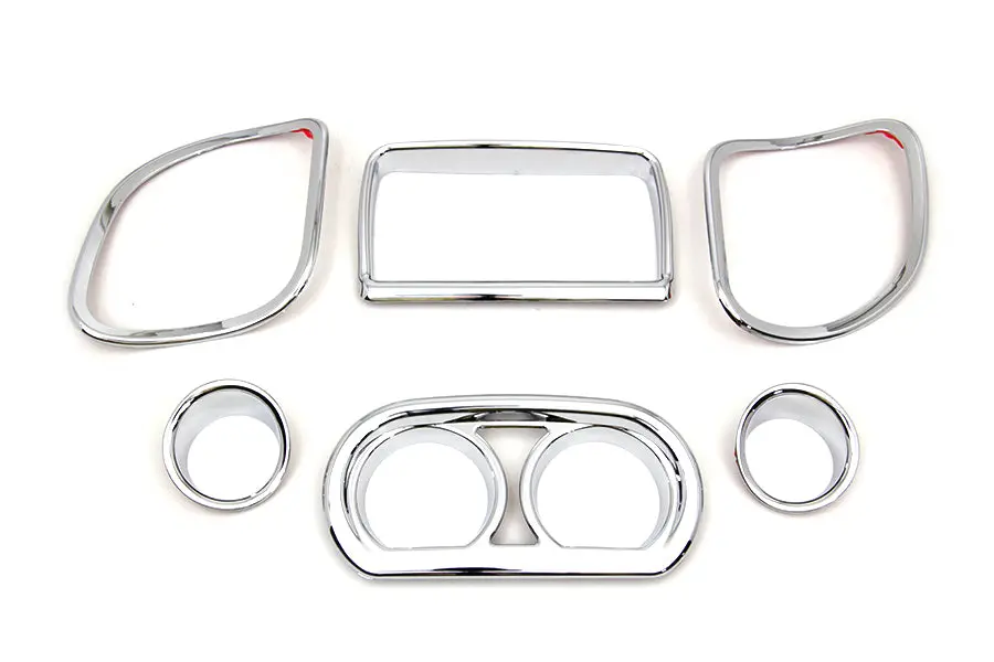 Inner Fairing Trim Kit Chrome - V-Twin Mfg. 1