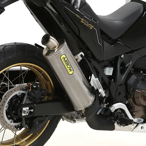 72625Ao Arrow Maxi Race-Tech Approved Aluminum Silencer Honda Crf1100l Africa Twin/Adventure 2020-2024-2025 1