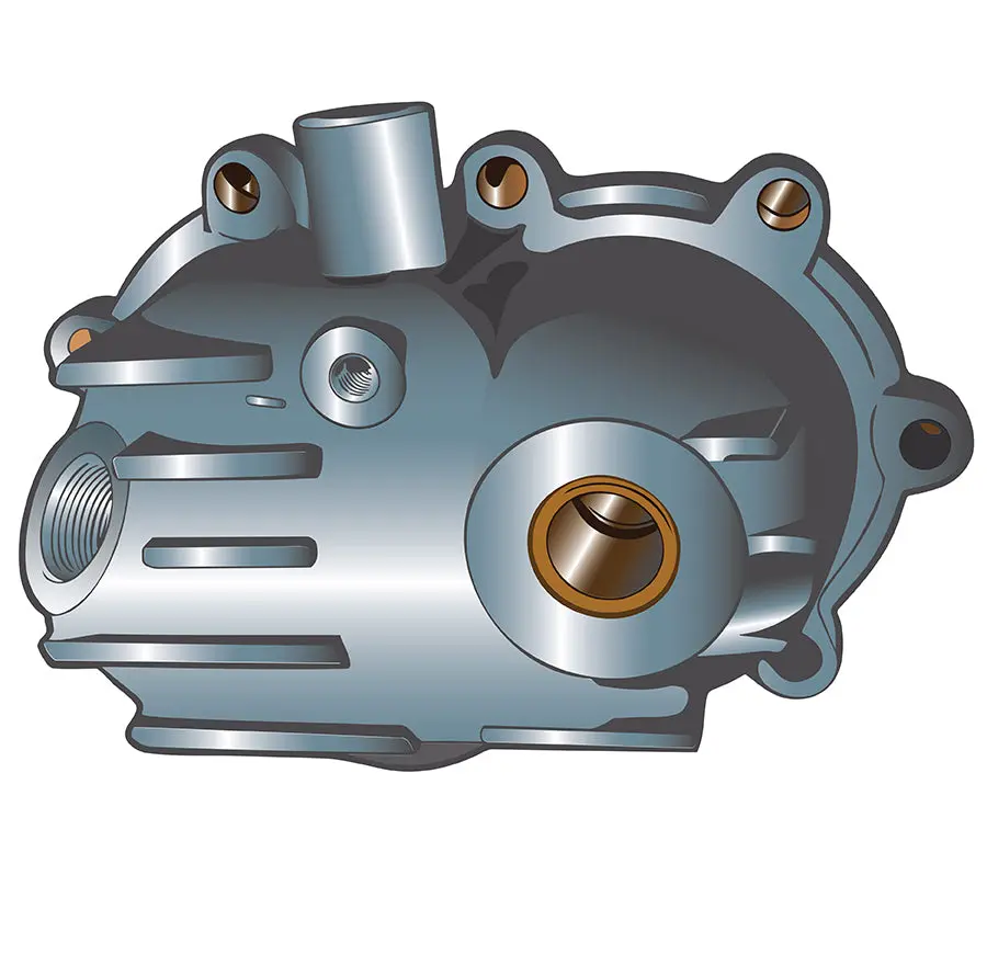 Kick Starter Cover Cast Aluminum - V-Twin Mfg. 1