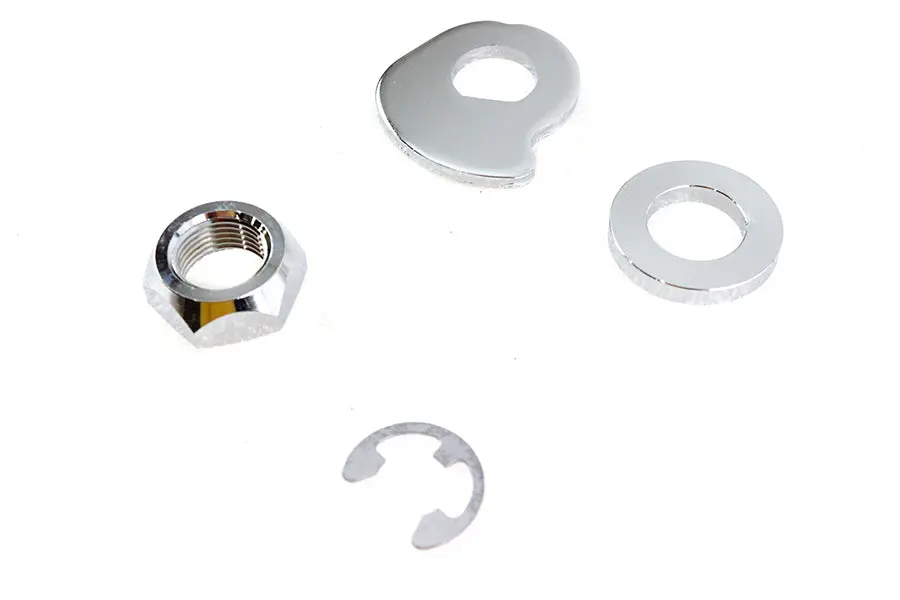 Flt Rear Axle Nut Kit Zinc Plated - V-Twin Mfg. 1