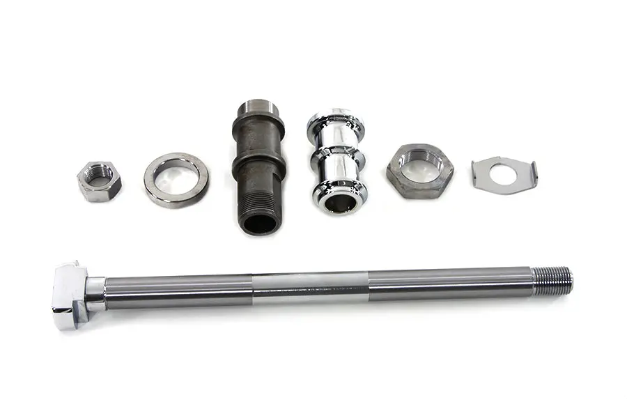 Chrome Rear Axle Kit - V-Twin Mfg. 1