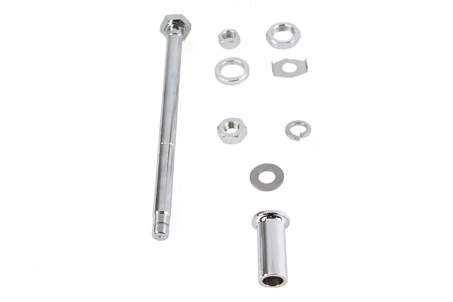 Chrome Rear Axle Kit - V-Twin Mfg. 1