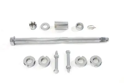 Chrome Rear Axle Kit - V-Twin Mfg. 1