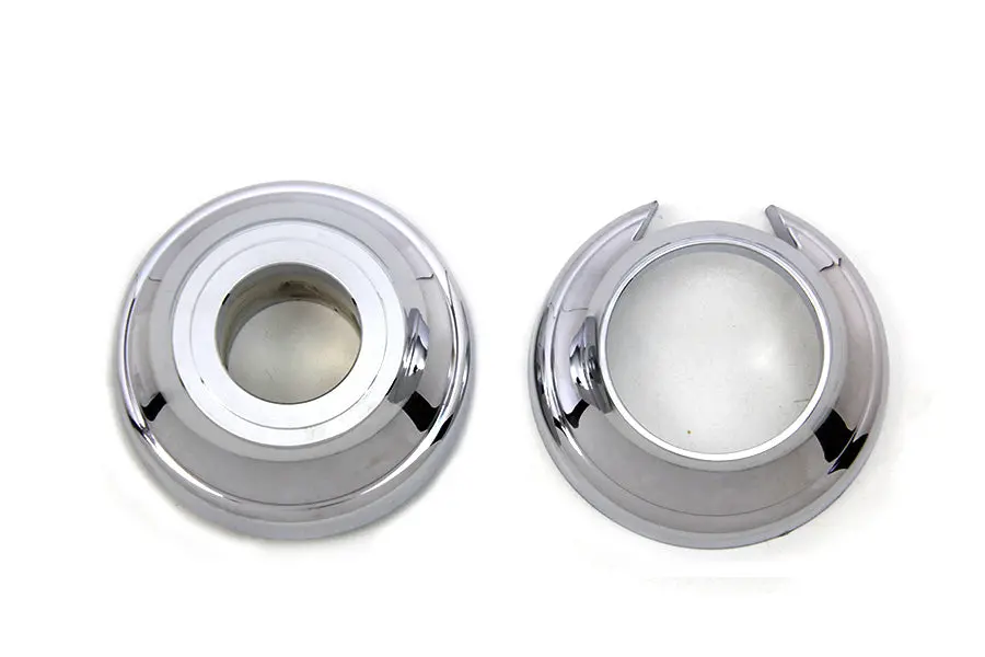 Front Axle Spacer Set Chrome - V-Twin Mfg. 1