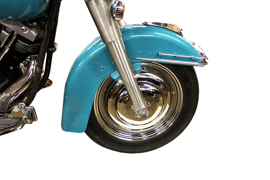 16 Inch Front Wire Wheel Cover Set Chrome - V-Twin Mfg. 1