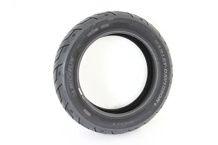 Front Michelin Scorcher Ii 120/70Zr18 Blackwall Tire - V-Twin Mfg. 1