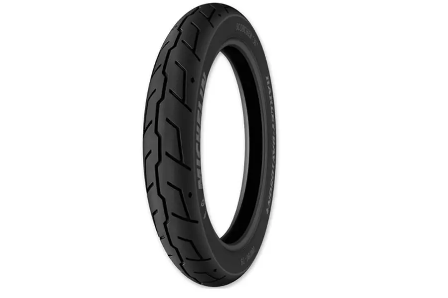 Michelin Scorcher 31 130/70B18 Ply Blackwall Tire - V-Twin Mfg. 1
