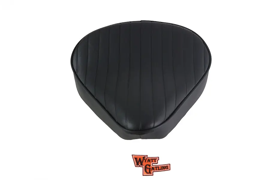 Black Tuck And Roll Solo Seat Large - V-Twin Mfg. 1