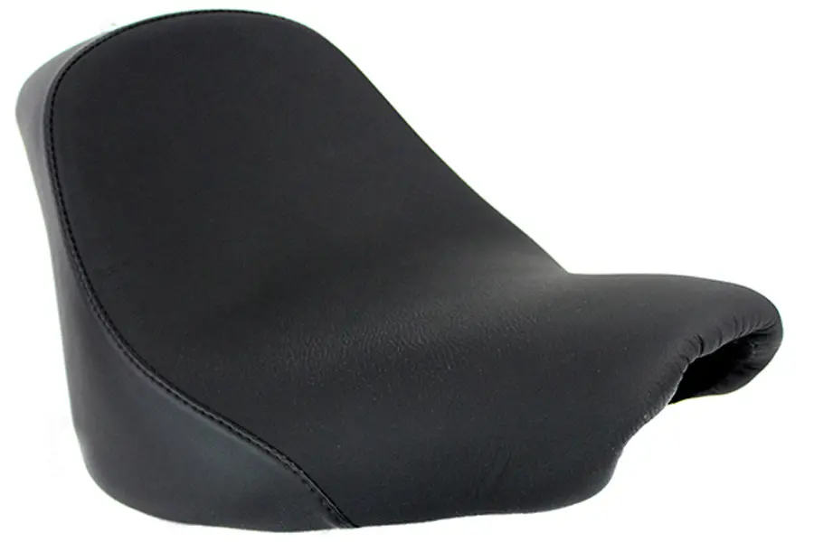 Wyatt Gatling  Inchbutt Bucket Inch Solo Seat Black Naugahyd - V-Twin Mfg. 1