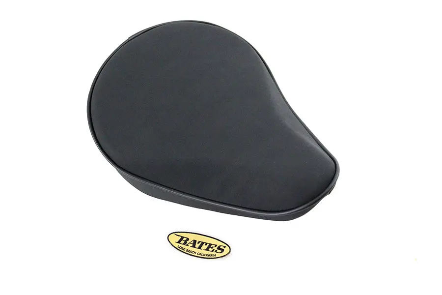 Black Suede Solo Seat Small Pan - V-Twin Mfg. 1