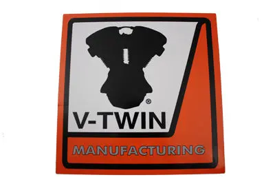 V-Twin Dealer Decal - V-Twin Mfg. 1