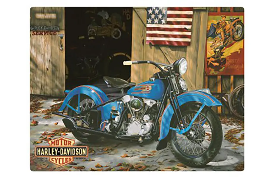 At Your Service Tin Sign - V-Twin Mfg. 1