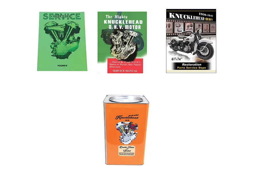 Knucklehead Book Set - V-Twin Mfg. 1
