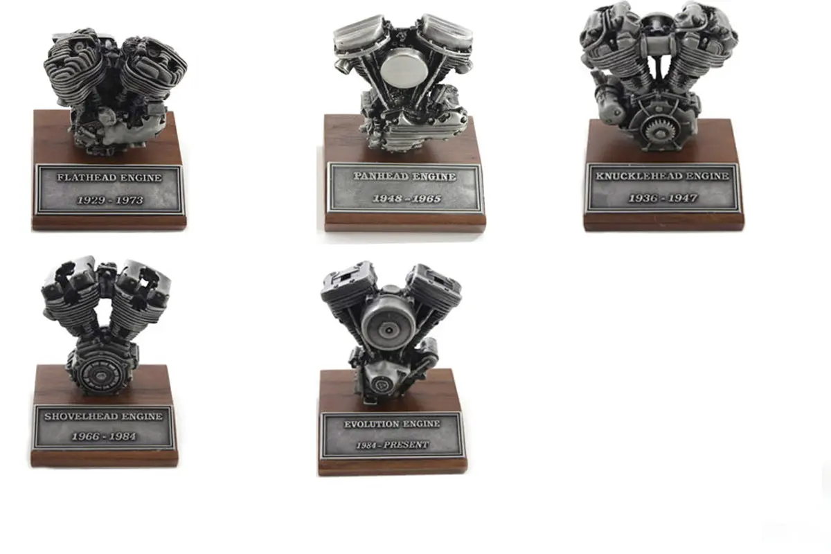 Pewter Motor Model Set - V-Twin Mfg. 1