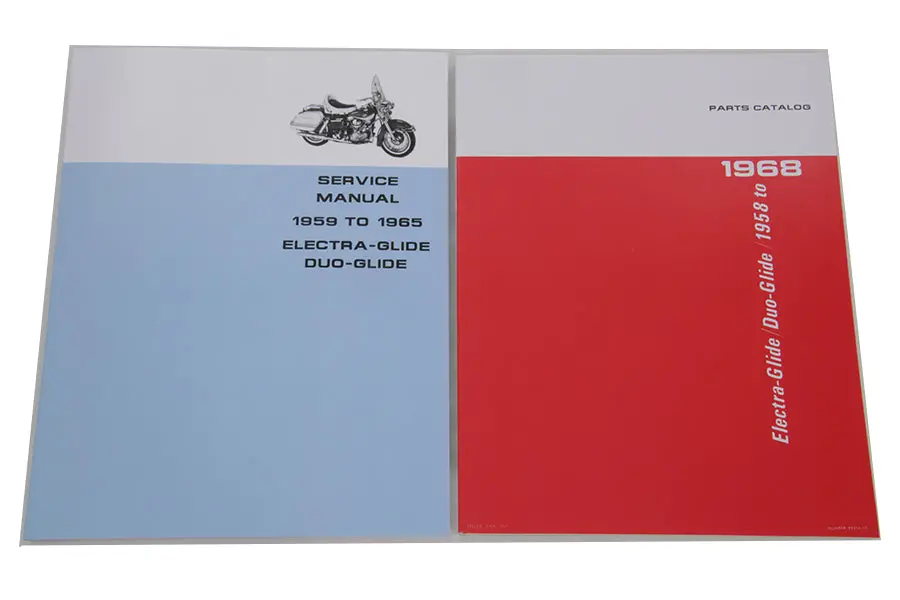 Factory Style Manual Set For Big Twin - V-Twin Mfg. 1
