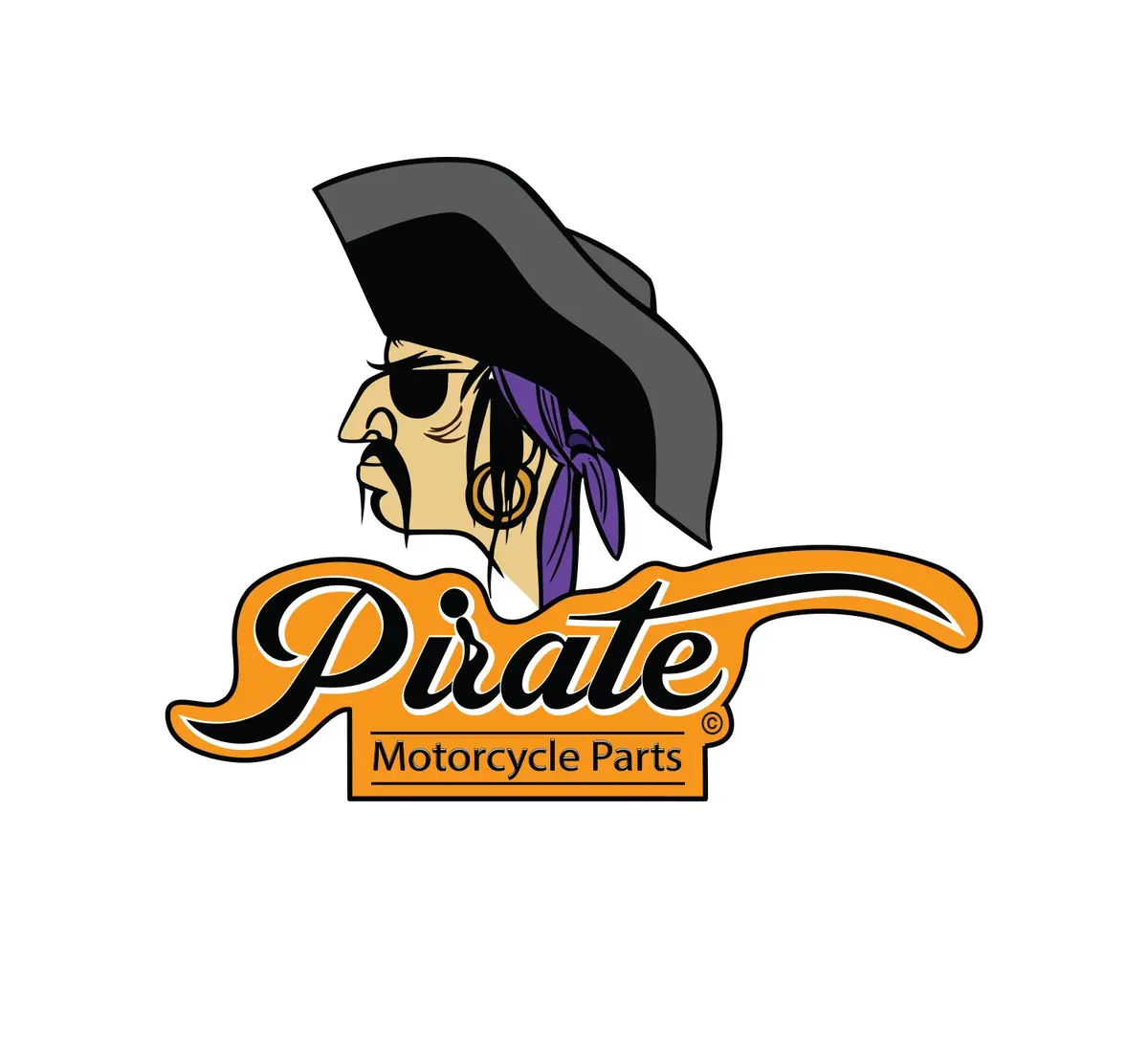 Pirate Brand Patch - V-Twin Mfg. 1
