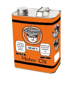 One Gallon Oilzum Metal Can - V-Twin Mfg. 1