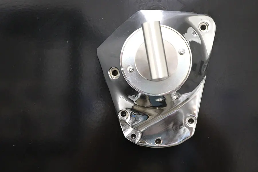 Chrome Nose Cover Towel Bar - V-Twin Mfg. 1