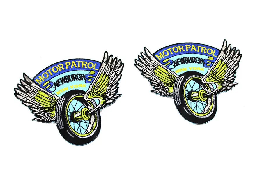 Police Motor Patrol Newburgh, Ny Patches - V-Twin Mfg. 1