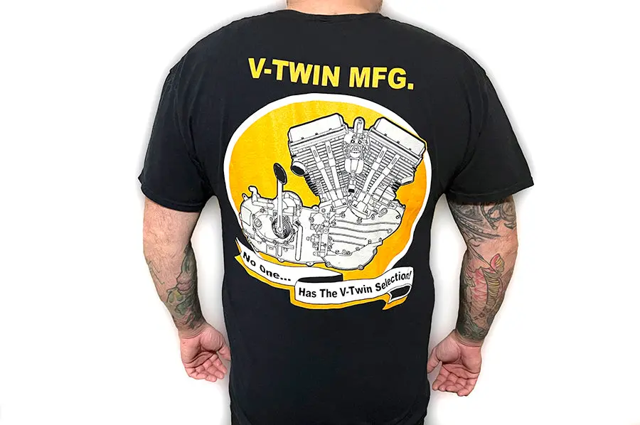 V-Twin Panhead T-Shirt Large - V-Twin Mfg. 1