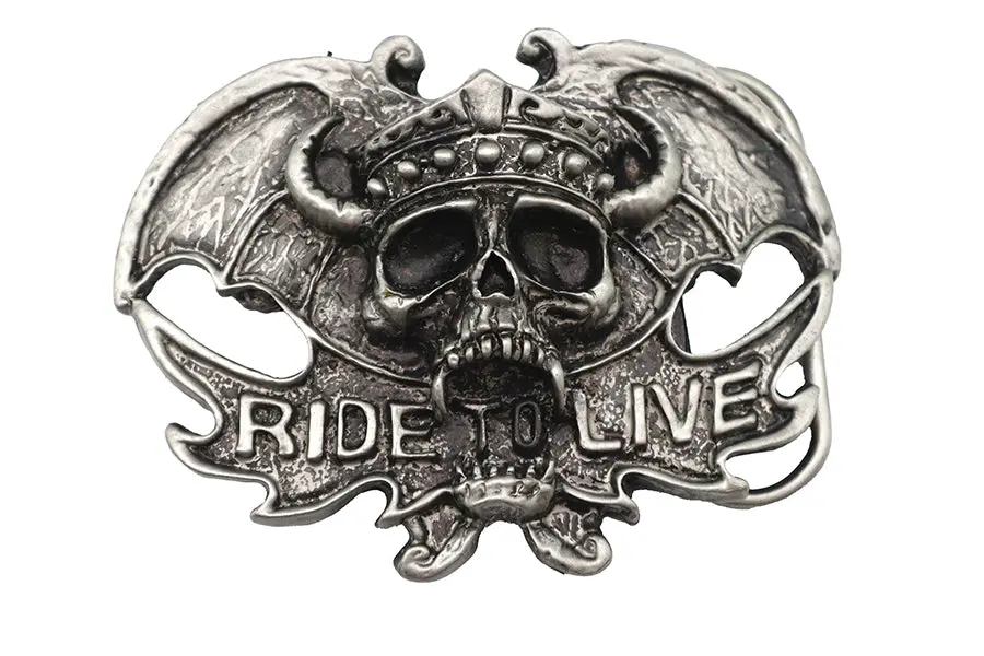 Ride To Live Belt Buckle - V-Twin Mfg. 1