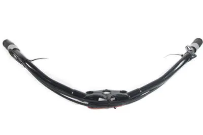 Inline Spring Fork Handlebar Assembly Black - V-Twin Mfg. 1