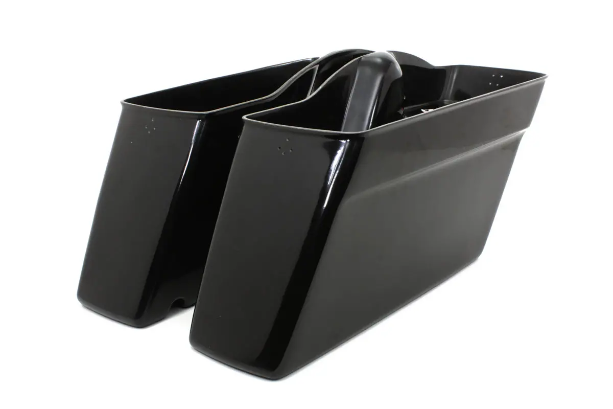 Black Saddlebag Bottom Set - V-Twin Mfg. 1