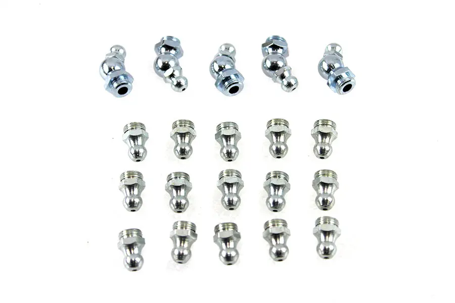 Alemite Grease Fitting Set White Zinc - V-Twin Mfg. 1