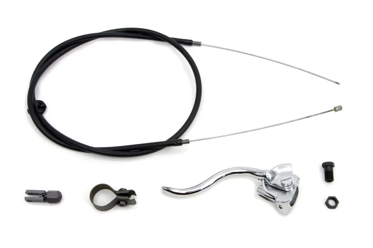 Chrome Brake Handle Cable Kit - V-Twin Mfg. 1