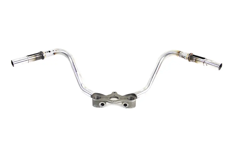 Wr Hillclimber Spring Fork Inline Handlebar Raw - V-Twin Mfg. 1