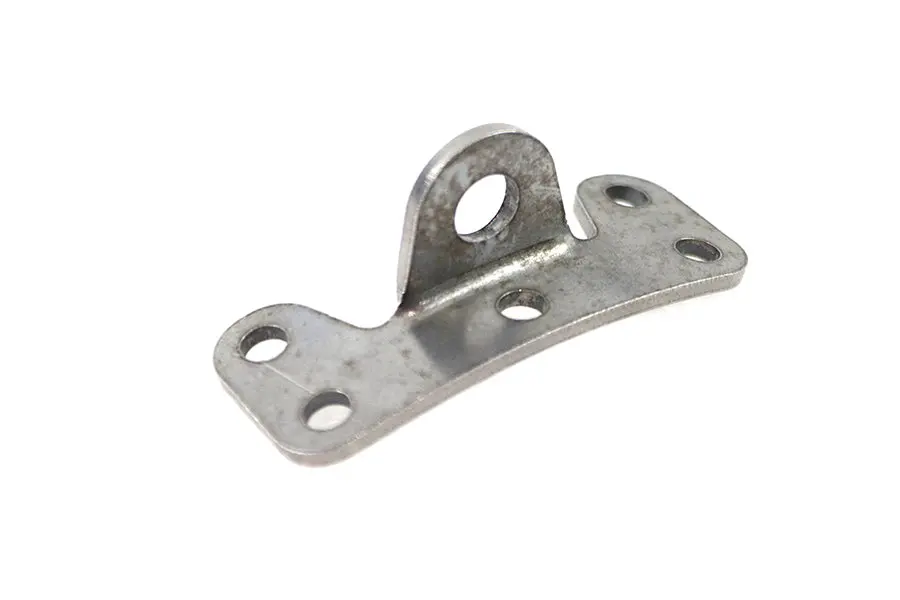 Inner Primary Mount Tab Set Raw Steel - V-Twin Mfg. 1