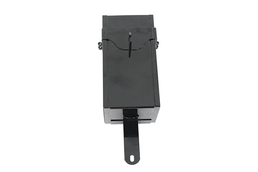 Black Powder Coated Battery Box - V-Twin Mfg. 1