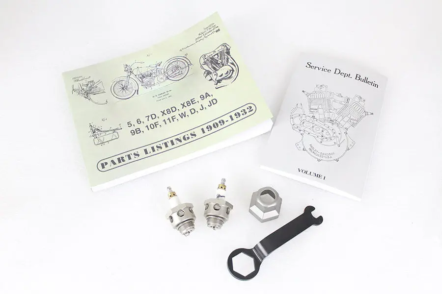 Jd Spark Plug & Parts Book Set - V-Twin Mfg. 1