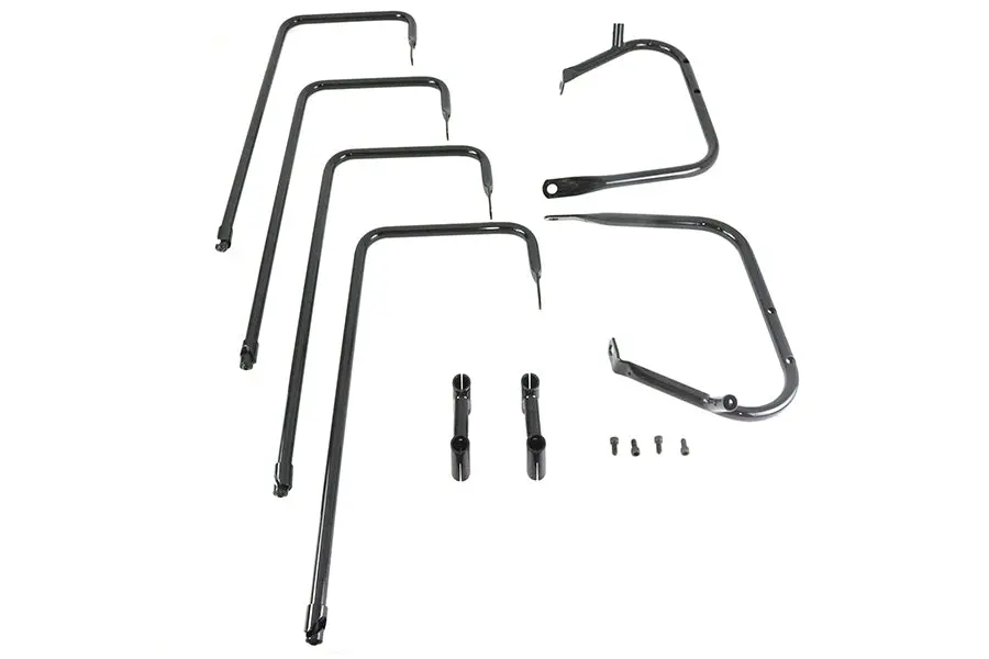 Black Saddlebag Rail - V-Twin Mfg. 1