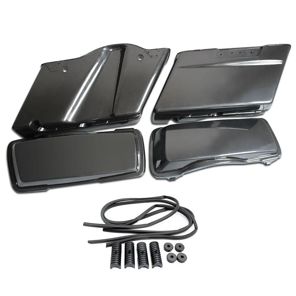 Black Saddlebag Set - V-Twin Mfg. 1