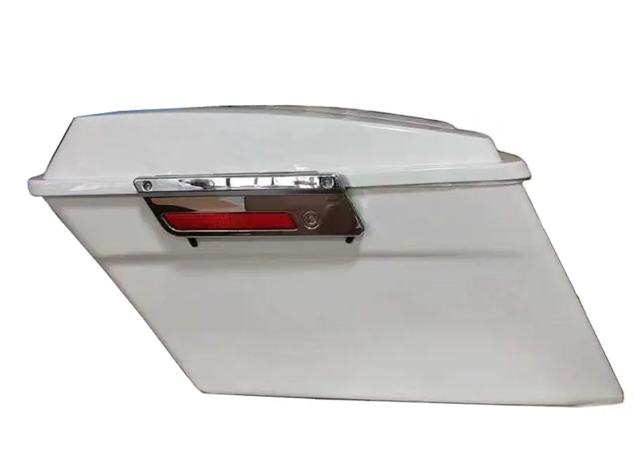 Saddlebag Kit White - V-Twin Mfg. 1