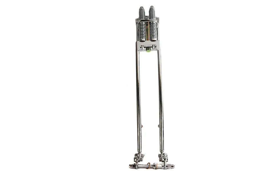 D+D Narrow Spring Fork Assembly Chrome 29 Inch - V-Twin Mfg. 1