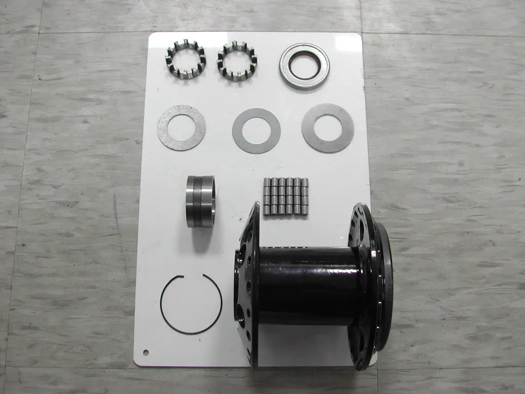 Indian Black Front Or Rear Hub - V-Twin Mfg. 1
