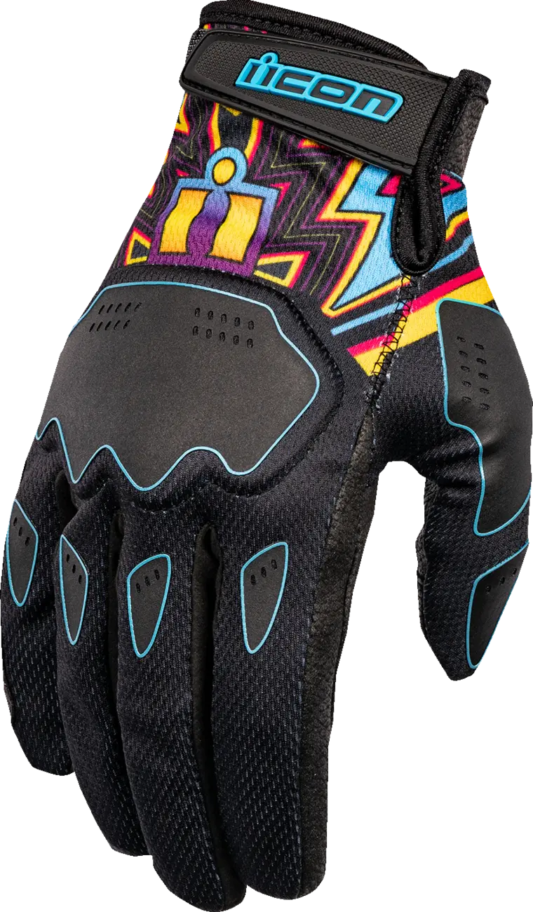 Icon Hooligan™ Lucky Lid Gloves - Black - Small 3301-4641 1