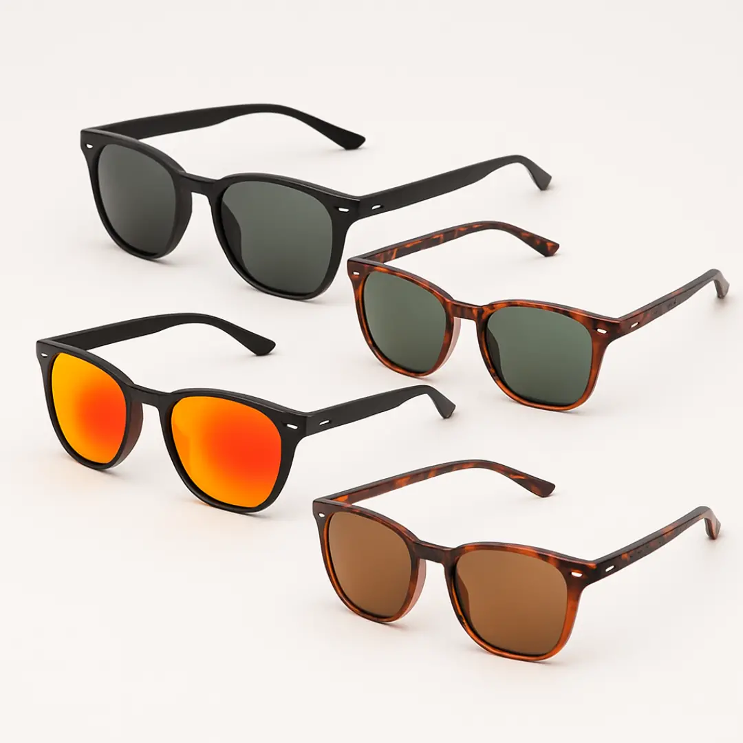 Polarized Vintage Sunglasses For Men – Classic Uv400 Outdoor Fashion Glasses With Anti-Reflective Mirror Lenses 1