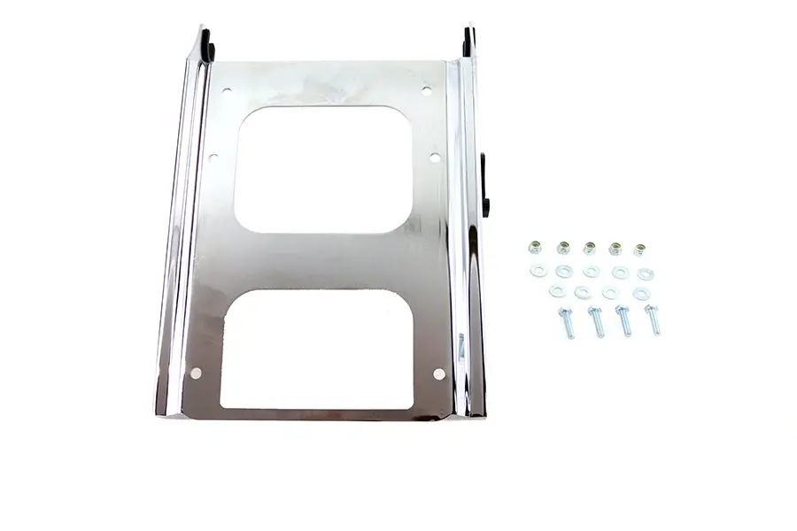 Quick Detach Tour Box Mount Kit Chrome - V-Twin Mfg. 1