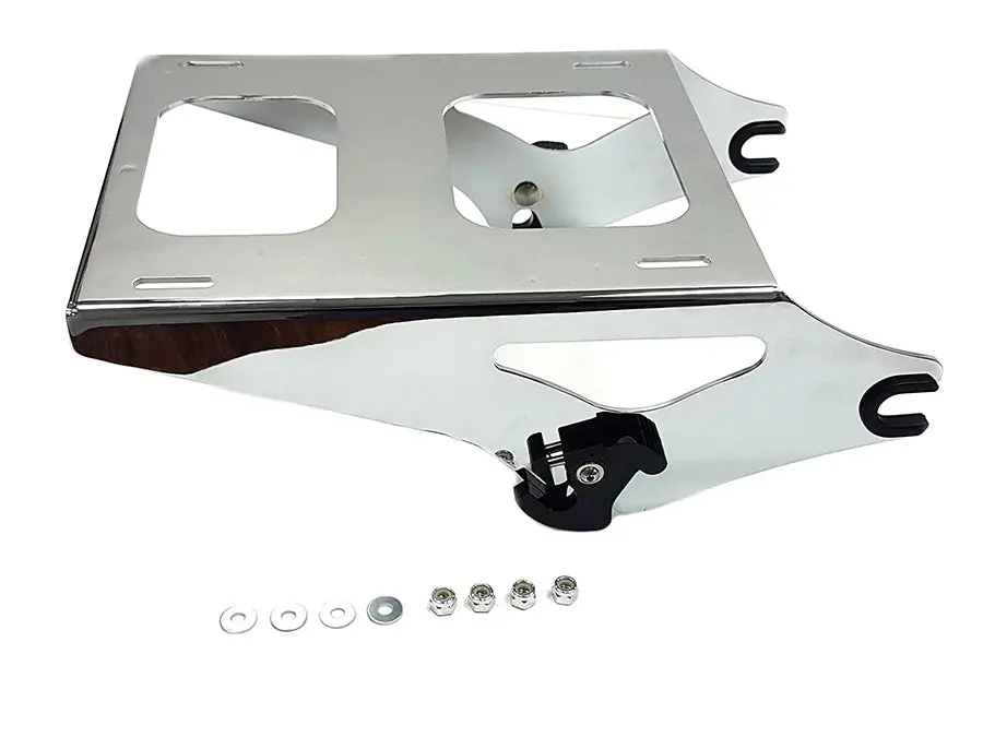Detachable Two-Up Tour-Pak Mounting Rack Kit Chrome - V-Twin Mfg. 1