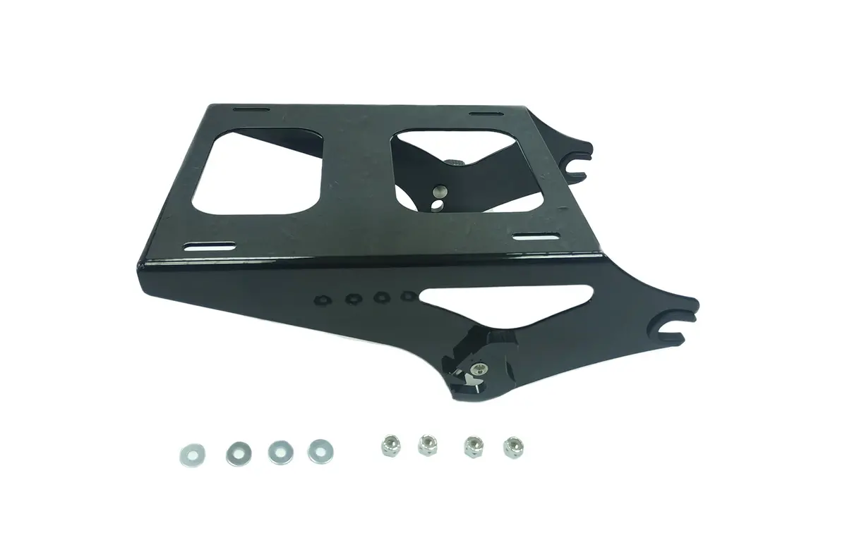 Detachable Two-Up Tour-Pak Mounting Rack Kit Black - V-Twin Mfg. 1