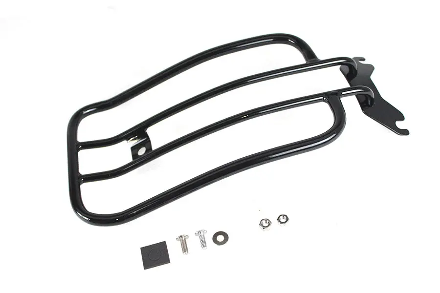 7 Inch Solo Luggage Rack Black - V-Twin Mfg. 1